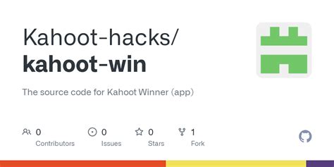 Github kahoot. Add this topic to your repo. To associate your repository with the kahoot-hacks topic, visit your repo's landing page and select "manage topics." GitHub is where people build software. More than 100 million people use GitHub to discover, fork, and contribute to over 420 million projects. 