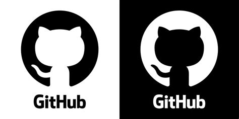 Github logo name.  Available in line, flat, gradient, The company also has its own ...