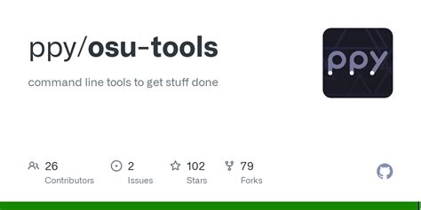 Github osu tools.  How people build software. Whether you&rsquo;re scaling your development...