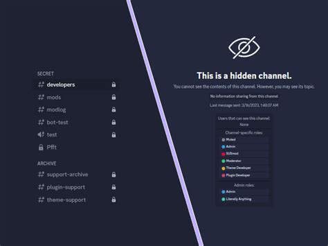 Github show hidden channels discord.  Discord Show Hidden Channels Plugin.  To review, open the ...