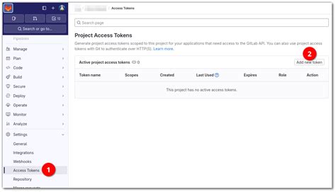 Gitlab project access token git clone.  Prerequisites A Invite your instru...