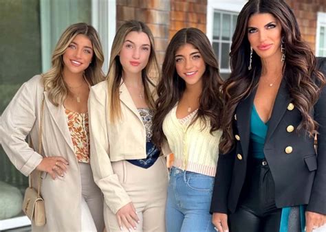 Giudice daughters. Dec 11, 2023 · Teresa Giudice shares an update on Gabriella Giudice. In her Stories, Teresa kept the lens of her cameraphone trained on the simmering pot in front of her. Showing meatballs and sausages in a vat ... 