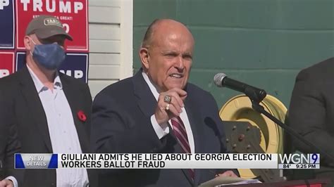 Giuliani concedes he made 'false' statements about 2 Georgia election workers 