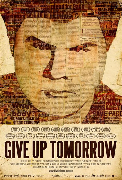 Give Up Tomorrow (2011) - News - IMDb