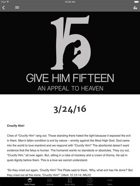 Give him 15 app. Give Him 15 Devotional Volume 2 is available to order, get yours today! https://dutchsheets.mybigcommerce.com/Learn more about Give Him Fifteen here:Website:... 