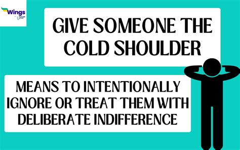 Give the cold shoulder nyt. Things To Know About Give the cold shoulder nyt. 