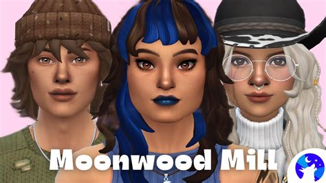 Giving Moonwood Mill townies makeovers + cc list // The Sims 4 ...