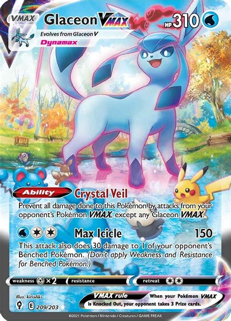 Pokemon Evolving Skies Glaceon VMAX Alternate Alt Art 209/203 PSA 10 ️ ️. Opens in a new window or tab. 