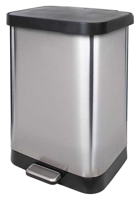 Glad stainless steel trash can. Aug 29, 2018 · Stainless steel trash can is resistant to fingerprints and smudges for a clean appearance. Short stature is perfect for apartments, kitchens, and small spaces. The versatile Glad 13 Gallon Trash Can is suitable for residential and commercial use. 