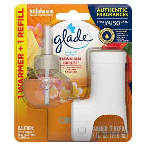 Glade Plug Ins Shell Design Warmer Unit Island Breeze Refill …