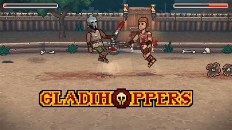 Gladihoppers. Gladihoppersdeveloped by Dreamon Studios. It is an action game that combines the excitement of gladiator combat with physics-based gameplay. Players take on the role of a gladiator and engage in battles within various arenas. The game appears to emphasize a blend of thrilling combat and quirky physics, offering players a unique ...
