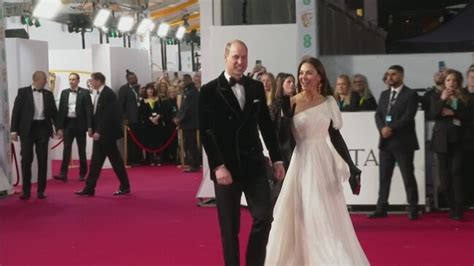 Glamorous Kate and William Arrive for Bafta Film Awards