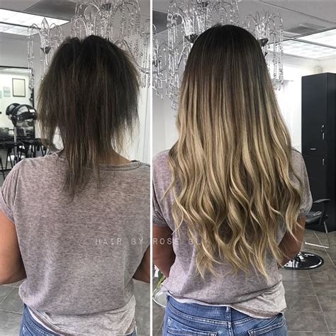 Glamorous Transformations with Hair Extensions with Highlights