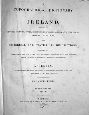 Glanworth - Topographical Dictionary of Ireland (1837)