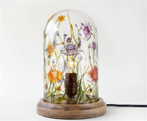 Glass Cloche Lamp - Etsy