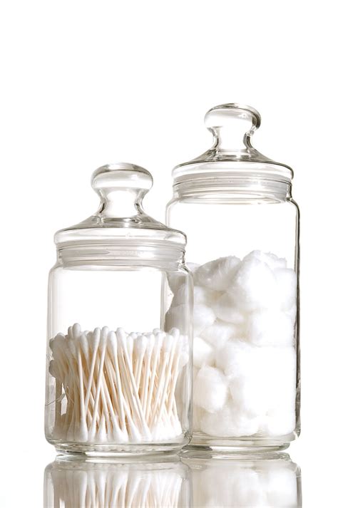 Glass Cotton Ball Jars Wayfair