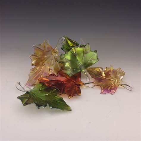 Glass Leaves & Feathers – ChandelierParts.com