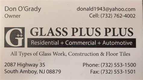 Glass Plus Plus, 2087 State Route 35, South Amboy, NJ, Auto Glass