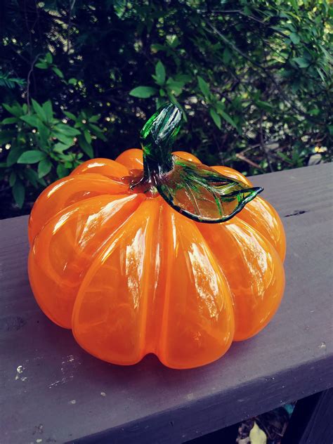 Glass Pumpkin - Etsy