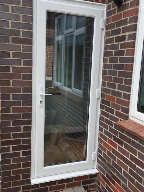 Glass back door. If all or a portion of the glass in your door is cracked, broken or in overall poor condition, you can transform the look of the door by ordering and installing replacement glass i... 