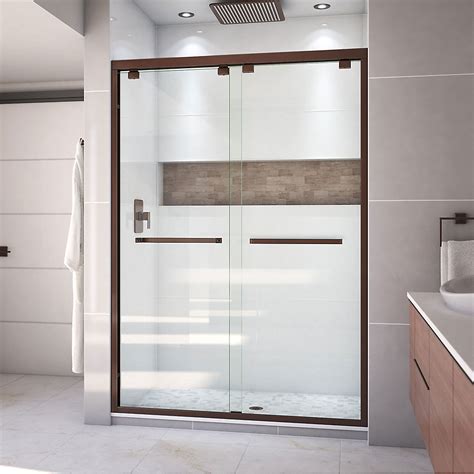 Glass shower doors home depot. VIGO. Zenith 34 in. W x 74 in. H Frameless Fixed Shower Screen Door in Matte Black with 3/8 in. (10mm) Clear Glass 