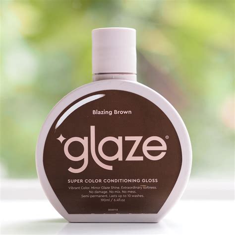 Glaze hair gloss. A hair glaze is a product that increases hair’s shine and makes permanent color last longer. Hair glaze also can be used to provide semipermanent color. Glazes tend to be affordable products that can be applied at a salon or at home. Their effects last one to two weeks. Hair glazes come in two varieties: color glaze and clear glaze. 
