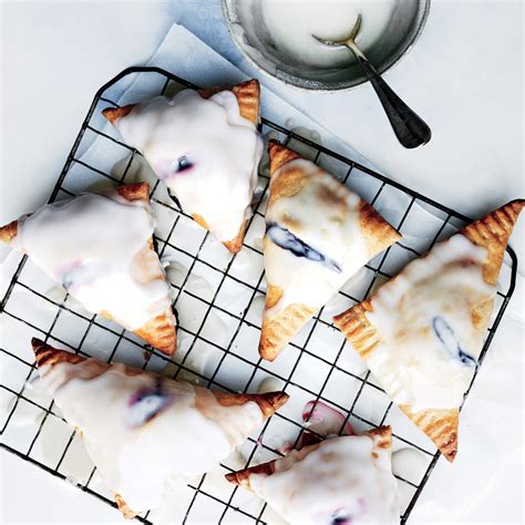 Glazed Blueberry-Blackberry Turnovers Recipe Epicurious