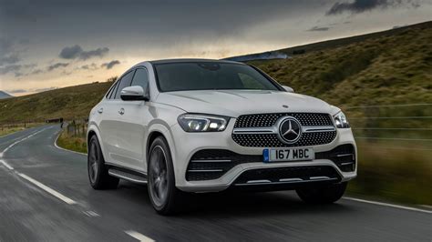 Gle. The Mercedes-Benz GLE is a five-passenger midsize-luxury SUV with four trims: GLE 350, GLE 450, AMG GLE 53, and GLE 580. The GLE 350 is the most popular trim, and it's also the one we'd recommend. We'll explain why. GLE 350. The GLE 350 starts at $56,750. 