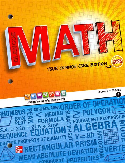 The Glencoe High School Math Series, including Algebra 1, Geometry, Algebra 2, and Precalculus, is the only high school math program that supports the Common Core State Standards throughout four years of high school mathematics.