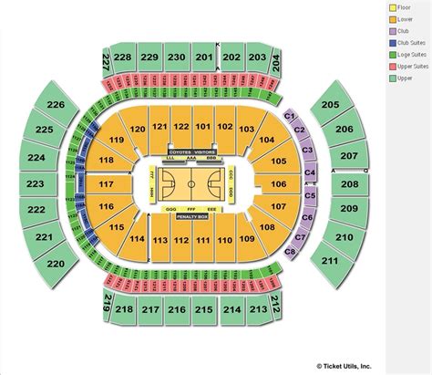 Detailed seating chart showing layout of seat and row numbers of the Amway Center in Orlando. Concert view from my seat, NBA Magic virtual 3d viewer, Solar Bears hockey interactive plan tour, Predators football best rows arrangement guide, general admission floor standing ticket diagram, map of lower & upper bowl sections. Review of promenade, …. 