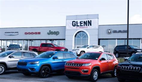 Glenn CDJR is proud to offer one of the widest selection of new cars, trucks and SUVs in Louisville, KY. Our sales staff has extensive knowledge of all makes and models of vehicles to help put you in the perfect car for your needs. Are you in the market for a new Chrysler Dodge Jeep or Ram vehicle?. 