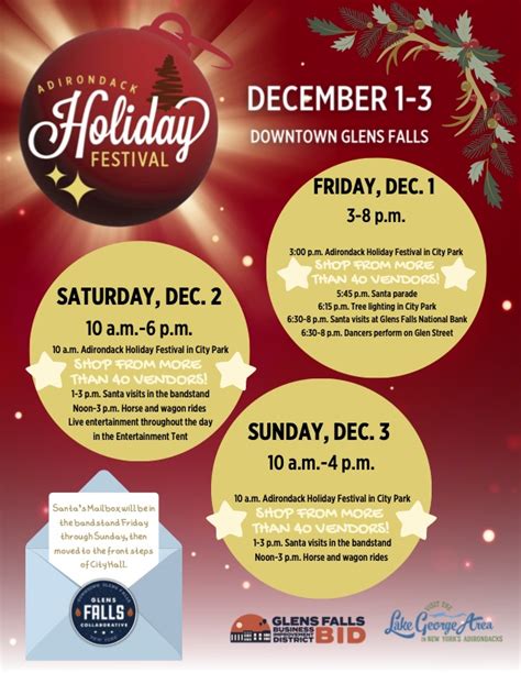 Glens Falls sets Adirondack Holiday Festival schedule