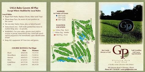 Glenview Park Golf Club - Course Profile Course Database