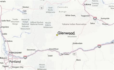 The current weather report for Glenwood WA, as of 11:15 AM PDT, has a sky condition of Fair with the visibility of 10.00 miles. It is 57 degrees fahrenheit, or 13 degrees celsius …. 