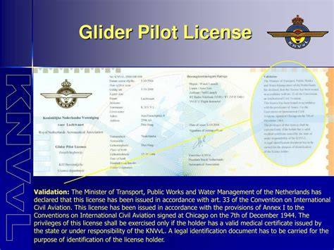 Glider Pilot License International Recognition