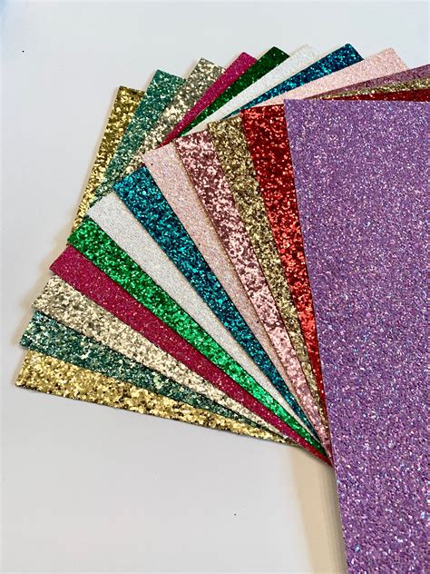 Glitter Hobby Sheets - Etsy