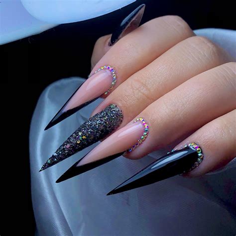 Glitter stiletto nail designs. Things To Know About Glitter stiletto nail designs. 