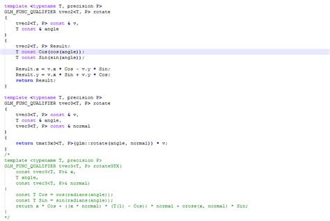 Glm rotate around point.  For rotating all text the same way, we can appl...