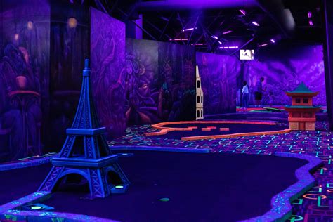 Glo mini golf. Oct 4, 2023 · Let’s Glow Mini Golf is an 18-hole, tropical safari-themed destination at 731 N. Columbia Center Blvd., No 114, south of Columbia Center mall in Kennewick. The 5,000-square-foot mini golf course ... 