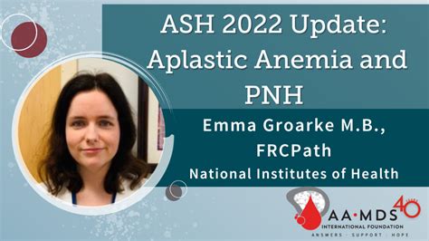 Global PNH Patient Registry Aplastic Anemia & MDS …