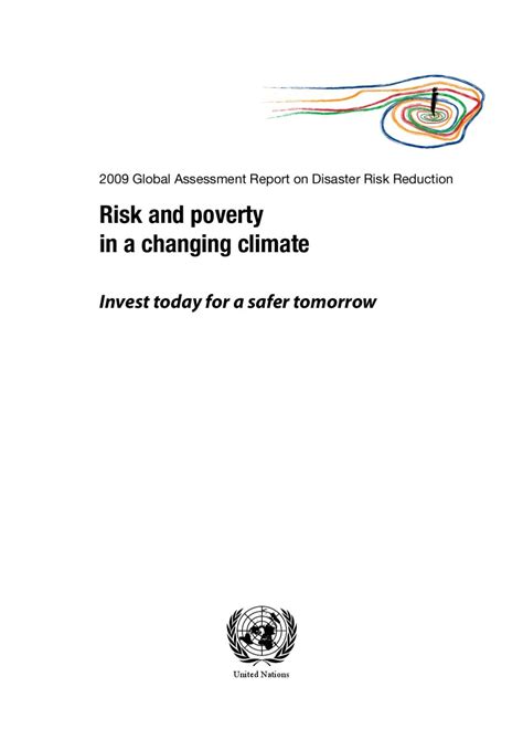 Global assessment report on disaster risk reduction (2009)