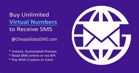 Global sms number.  Our virtual SMS numbers are not only easy to Stop wasting...