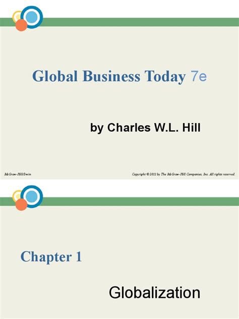 Download Global Business Today By Charles Wl Hill