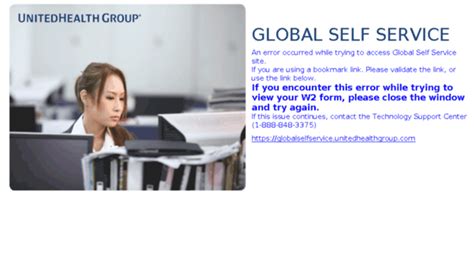 Log in to the global self-service portal to access your year-