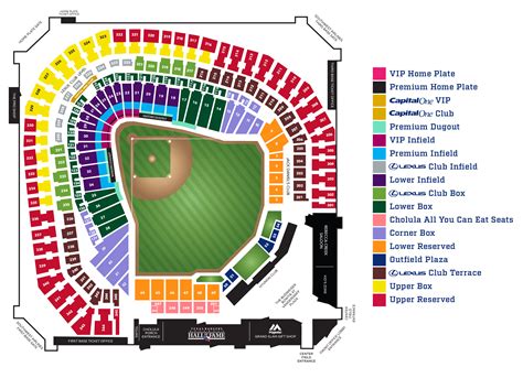On the Globe Life Field Seating Chart, sections in th
