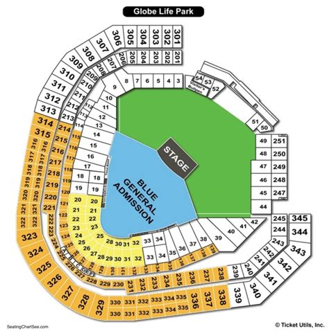 Seats in the tiered levels are numbered from 1 up to 470. Concert chart with stage, floor, inner golden circle - Interactive sections arrangement - Interactieve podium, vloerplan, …