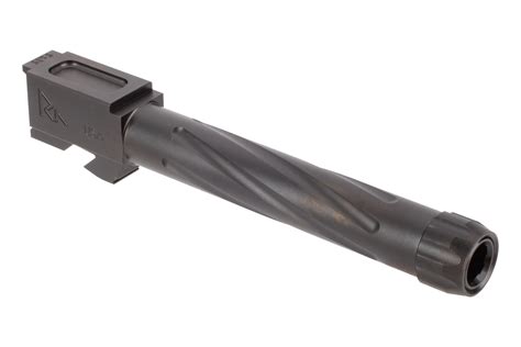 Conversion Barrel for Glock 22 | 9mm | 416R SS Black Nitride Bear Claw Fluted | Unthreaded. Be the first to review this product. $122.99. Add to Cart. Barrel for Glock 26 | 9MM | Black Nitride | Threaded. 7 Reviews. $72.99. Add to Cart. Barrel for Glock 17 | 9mm | Gold Titanium Nitride (TiN) | Threaded.