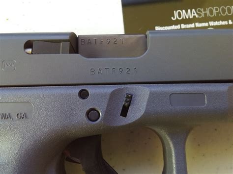The serial number on a Glock can be used to track 