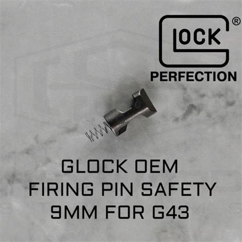 Glock 43x safety plunger. I have a 43x. I tried the Overwatch tactical trigger bar/connector/safety plunger and wasn’t happy with it all. I believe the trigger bar was the culprit but I returned it all. I’m looking to lighten the pull to say 4.5lb and have a bit more crisp break with less pre travel. I know the gun needs some pre travel to be safe. 