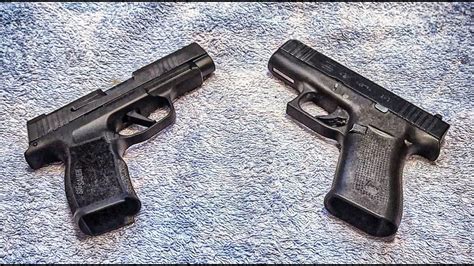 Compare the dimensions and specs of CZ P-10 S and Sig Sauer P